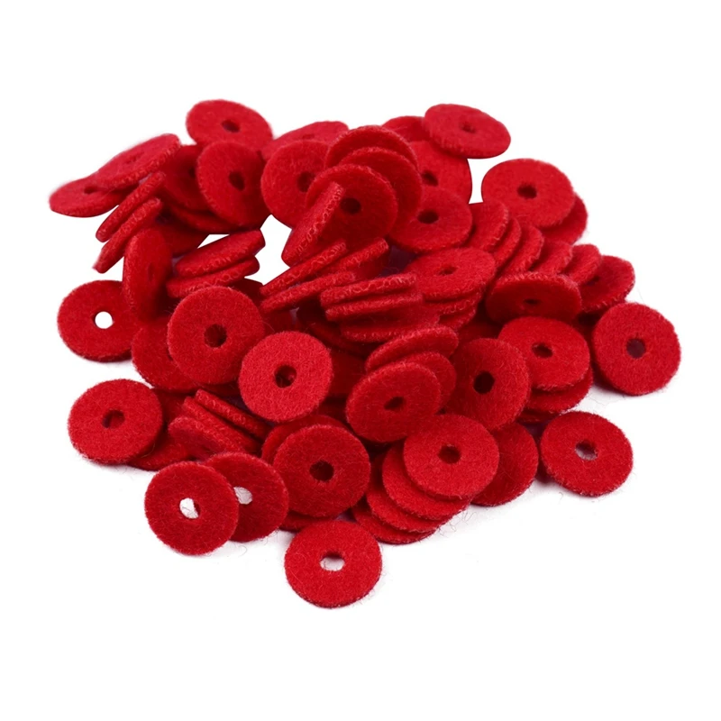 90Pcs Piano Felt Piano Washers Pads Piano Felt Balance Rail Punchings Washers Repair Parts Piano Tuning Accessories