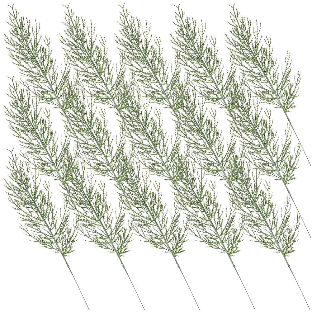 

40 Pcs Artificial Pine Branches Fake Needles Picks Simulation Twigs Cedar Sprigs Garland Faux Stems Plant