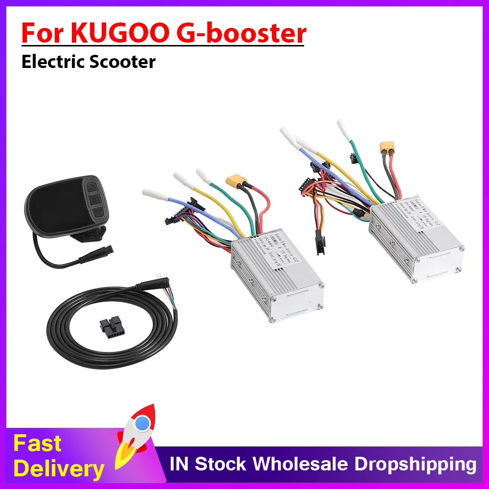 

Dual Drive Motor Controller with LCD Display Dial Accelerator 48V 1000W for KUGOO G-Booster Electric Scooter Parts
