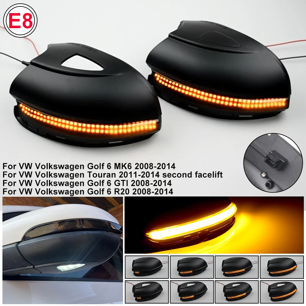 

Новый обновлённый телефон, динамический сигнал поворота, для VW GOLF 6 MK6 GTI R32 08-14 Touran, совершенно новый внешний вид