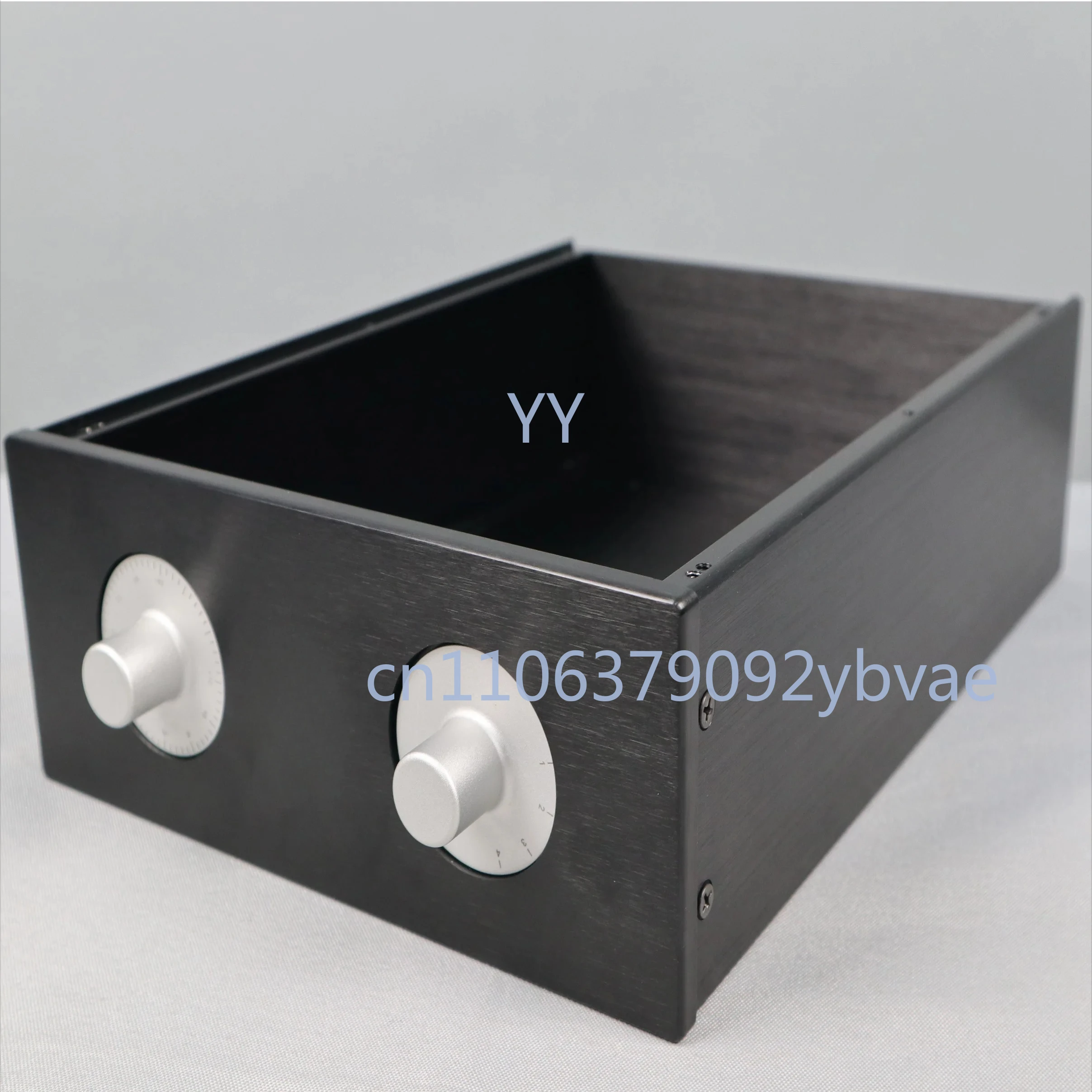 new all-aluminum Preamp chassis power amplifier chassis case diy enclosure aluminium amp case box