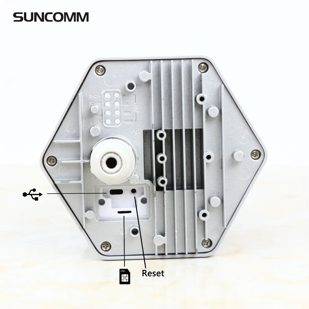 5G FWA CPE Router With Sim Card NSA/SA Long Distance Wireless WiFi 6 AT TTL 5G Omni Outdoor CPE