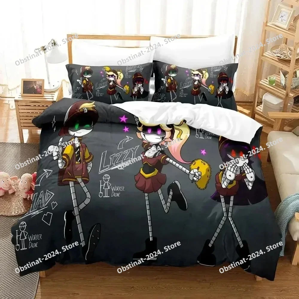 

3D Printed Murder Drones Bedding Set Duvet Cover Bed Set Quilt Cover Pillowcase Comforter king Queen Size Boys Adult Bedding Set