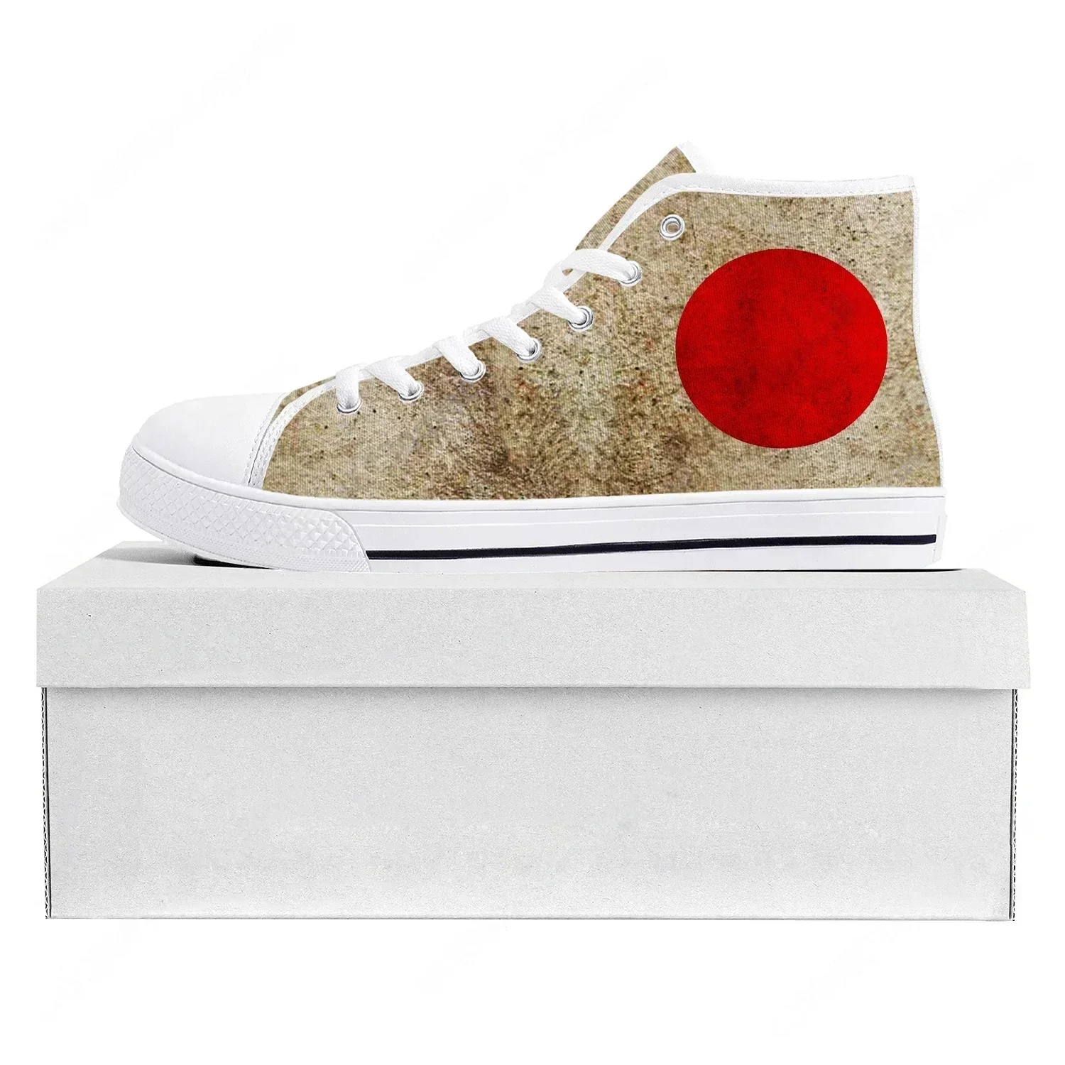 

Japanese Flag High Top High Quality Sneakers Mens Womens Teenager Canvas Sneaker Japan Casual Couple Shoes Custom Shoe