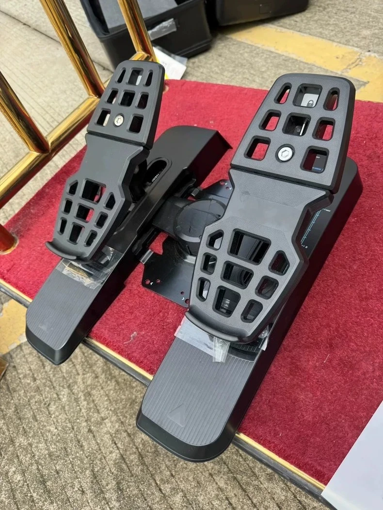 Flight Simulator Rudder Pedals V1F-CS USB Flight Joystick Foot Pedals for PC Gaming
