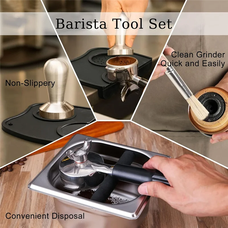 1 قطعة سعة القهوة المطحونة دلو الفولاذ المقاوم للصدأ الحليب مقهى علبة القهوة الفضة