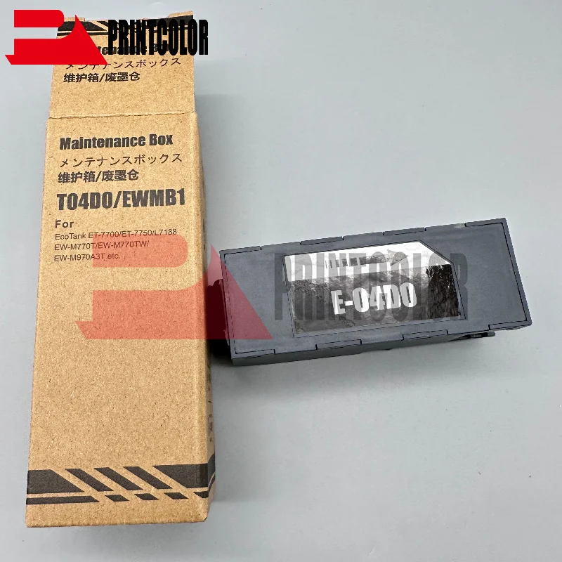 1 X C13T04D000 T04D0 Maintenance Box Waste Ink Tank Pad compatible for EPSON EcoTank ET-7700 ET-7750 L7160 L7180 L7188 L7880