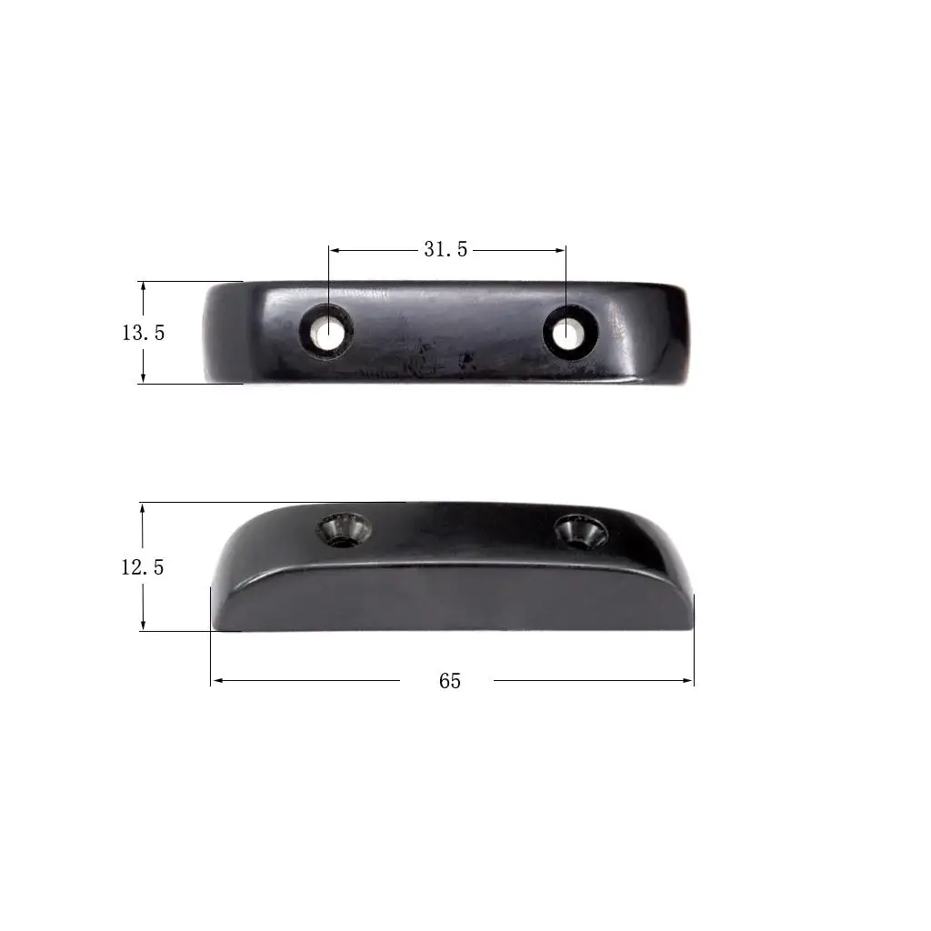 Finger Thumbrest Plastic Bass Guitar Parts Kit Iron Copper Material with Mounting Screws for Precision Jazz Bass