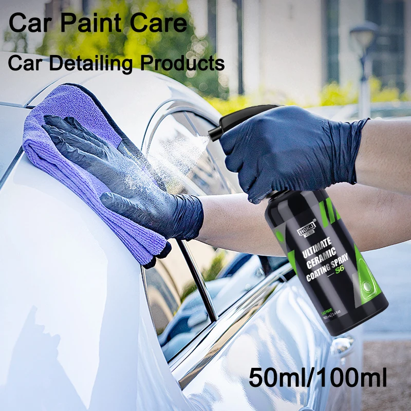 

Ceramic Coating Spray For Car Paint Mirror Shine Crystal Wax Spray Nano Hydrophobic Auto Detailing Car Paint Care 50/100ml