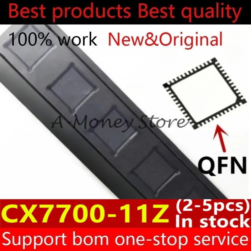 

(2-5pcs)CX7700 11Z CX7700-11Z QFN-48