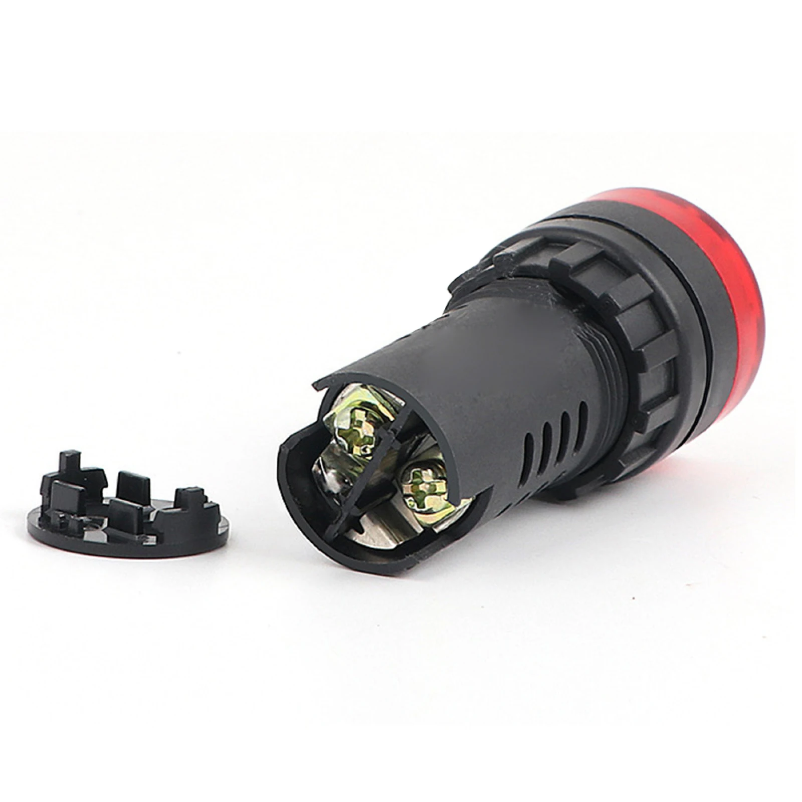 الجملة نشط كهرضغطية الجرس AD16-22SM التيار المتناوب 110 فولت LED فلاش إنذار + مؤشر مصباح تحذير