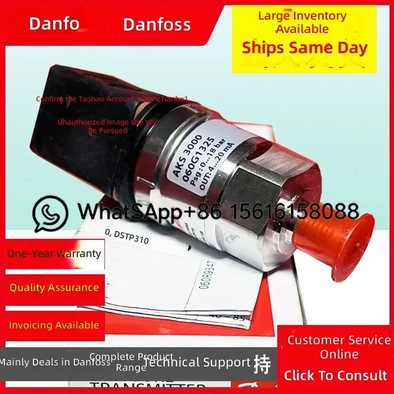 Danfoss MBS3100 Pressure Transmitter 060G1367 060G1368 060G1369 060G1370 060G1371 060G1372 060G1463 060G1464  060G1465
