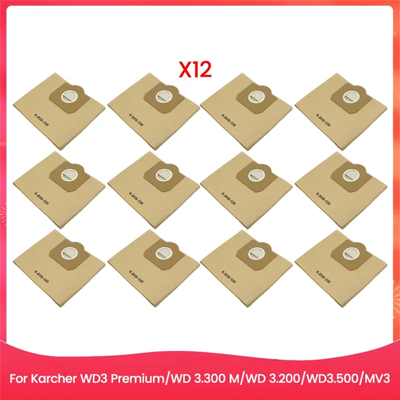 HIM-6.959-130.0 كيس مرشح Forkarcher WD3 Premium/WD 3.300 M/WD 3.200/WD3.500/MV3 أجزاء المكنسة الكهربائية الرطبة والجافة