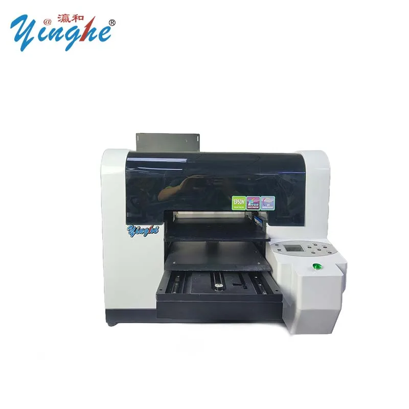 YH Industrial Fast Direct to Garment Printing Machines CMYKW Intelligent Ink-drop DTG Digital T-shirt for Any Colorful t Shirts