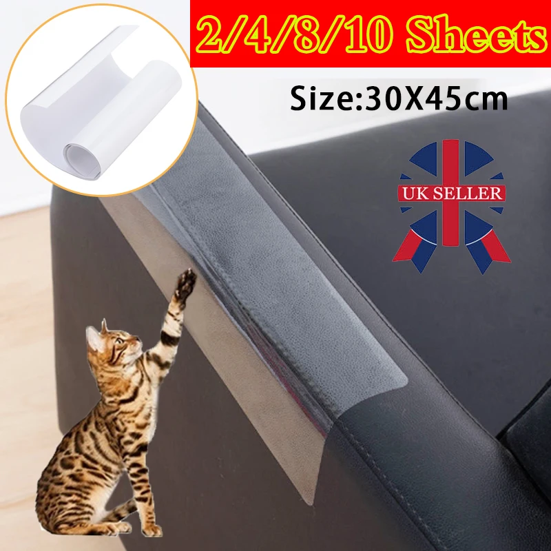 Pet Cats Scratch Guard Mat Scratching Post Sofa Furniture Protector Anti-Scratch