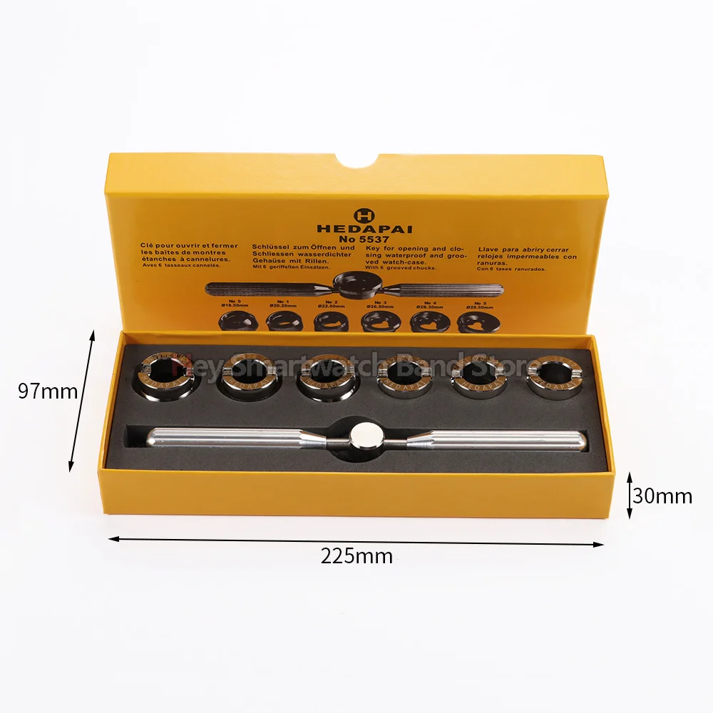 Watch Back Case Opener for Rolex for Tudor Professional Watchmaker Key Closing Waterproof Tools Wristwatch Repair Tools Set