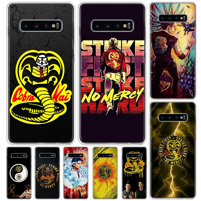 Cobra Kai Snake Cover For Samsung Galaxy S23 S22 S24 Ultra S21 Plus S20 FE Phone Case S10 + S10E S9 S8 Print Coque