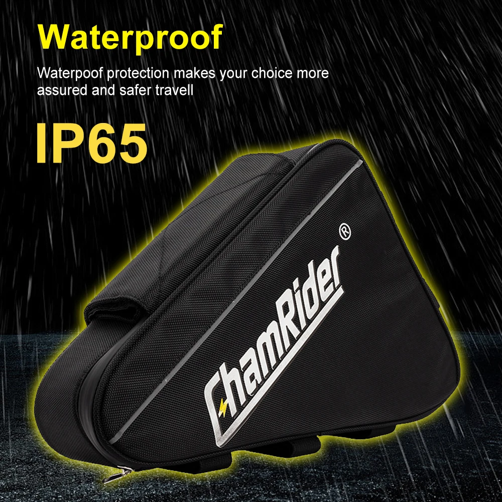 Chamrider Triangle Battery 48V 52V 52 Volt 60V 72V E Bike Triangle Lithium Battery 45AH Ebike Battery Fit 1500W - 500W Motor