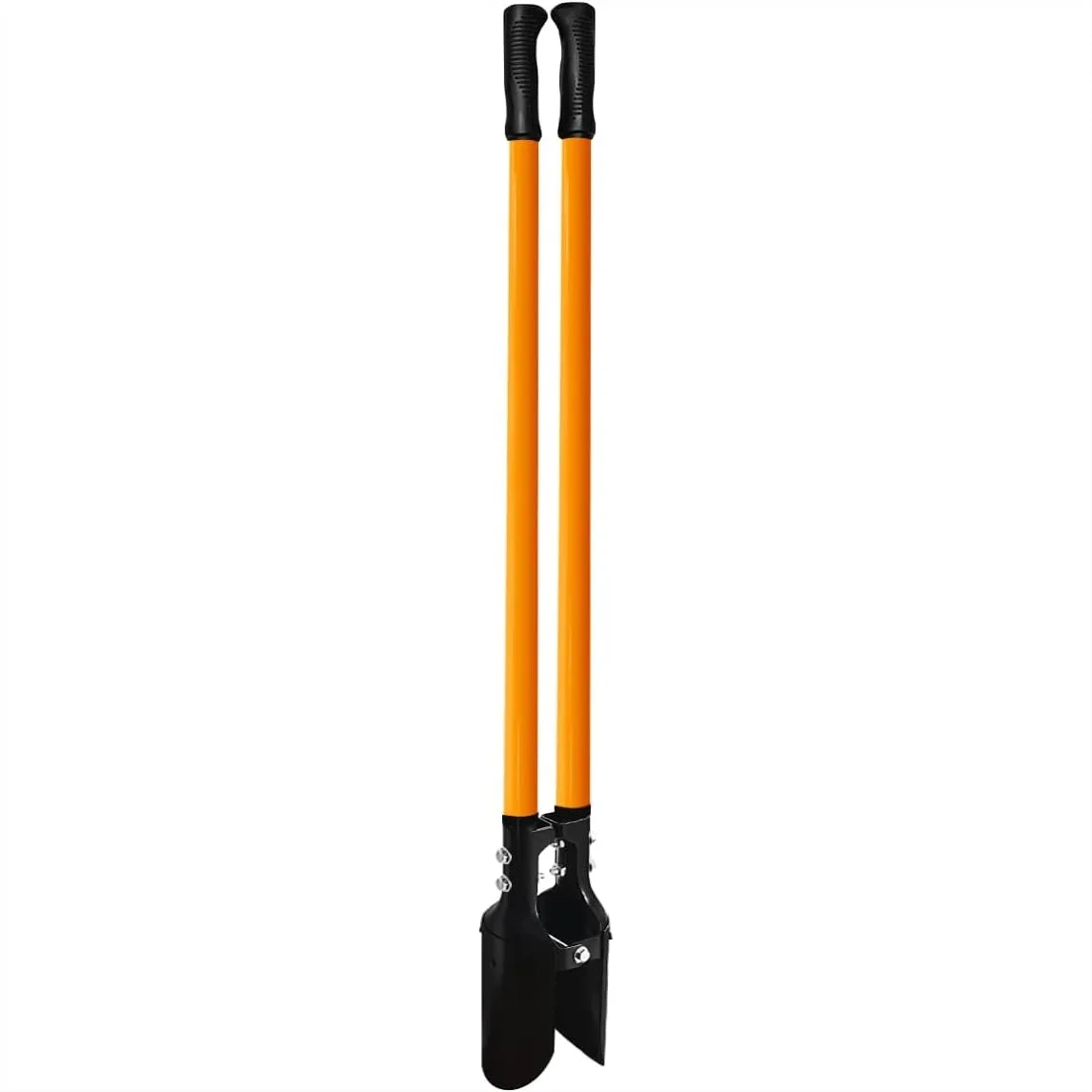

Heavy Duty Post Hole Digger with Fiberglass Handle, 58 Inches for Digging Holes for Fencing and Gardening