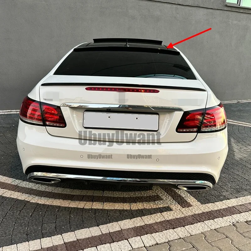 

Carbon Fiber roof spoiler Wing For Benz E Class Coupe W207 C207 2010 - 2016 E200 E250 E300 E350