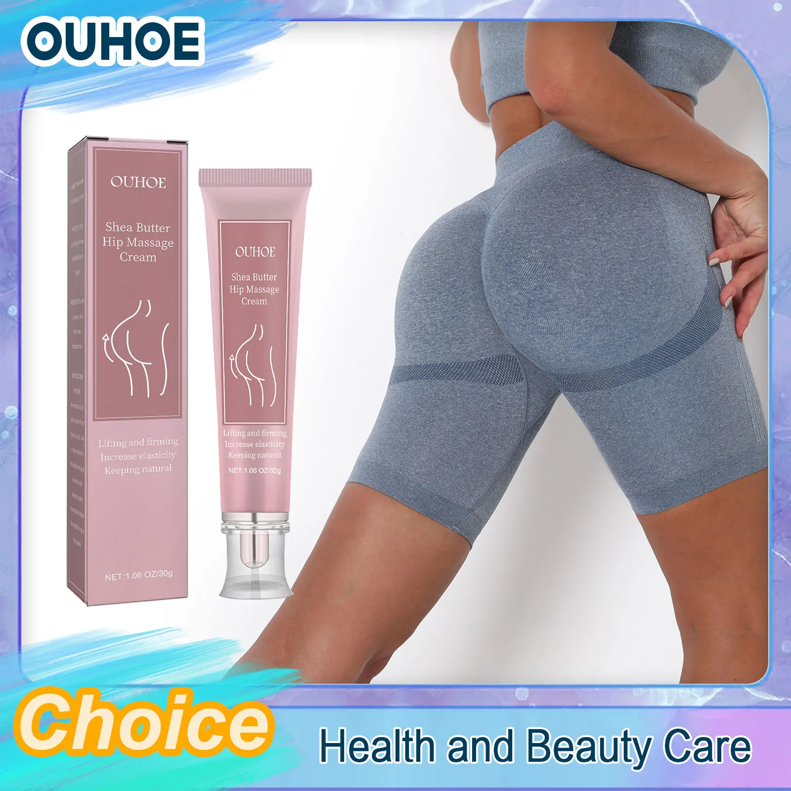 Hip Up Massage Cream Buttock Enlargement Enhancement Butt Booster Plump Lifter Firming Shaping Sexy Big Ass Buttock Growth Cream