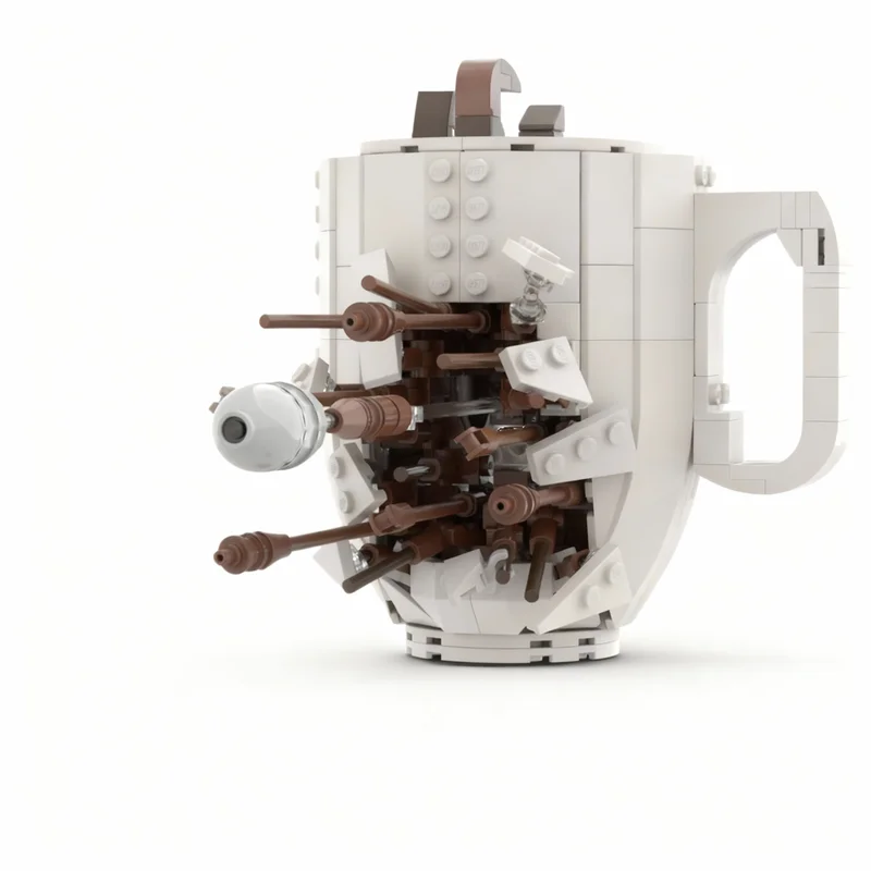 459pcs MOC MUG BULLET Model Building Blocks Christmas Gift Toy Assemble Collection DIY 3D Creative Display Education Birthday