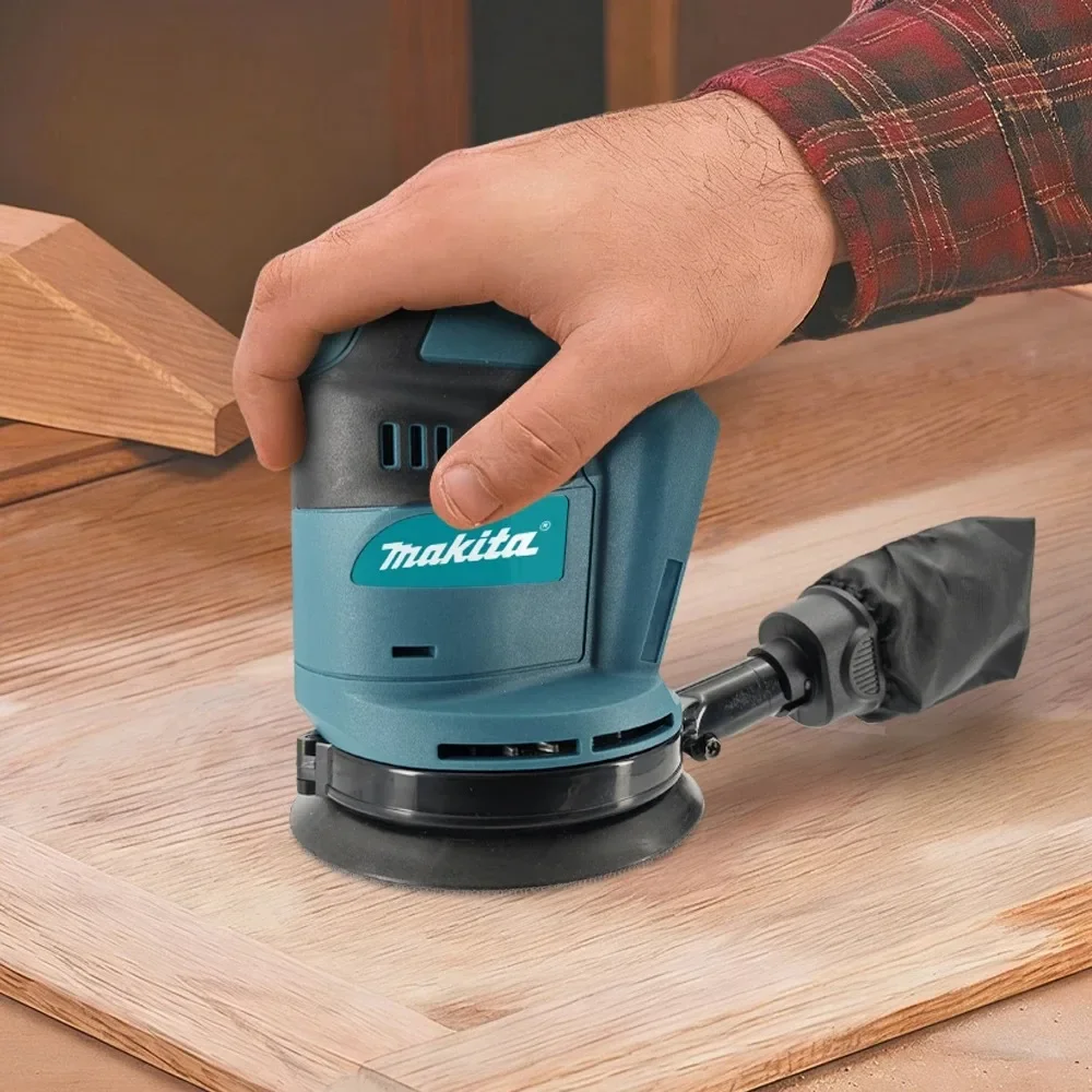 Makita DBO180Z 18V Brushless Cordless Random Orbital Sander Efficient Wood Putty Polishing DIY Professional Power Tool Bare Unit