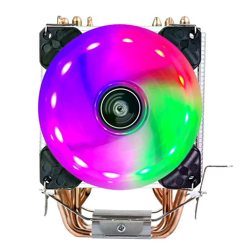 2/4/6 Heat Pipe PC Processor CPU Cooler 90mm Fan 4Pin/PWM Air-cooled install LGA115x 1200 1700 2011 x79 x99 2066 AMD am3 AM4 AM5