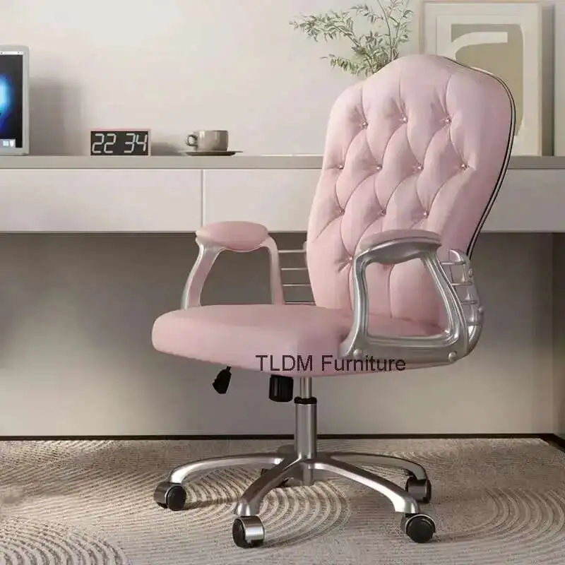 

Relaxing Living Room Gaming European Computer Chair Home Office Study Swivel Chair Student Learning Gamer Furniture Vanity