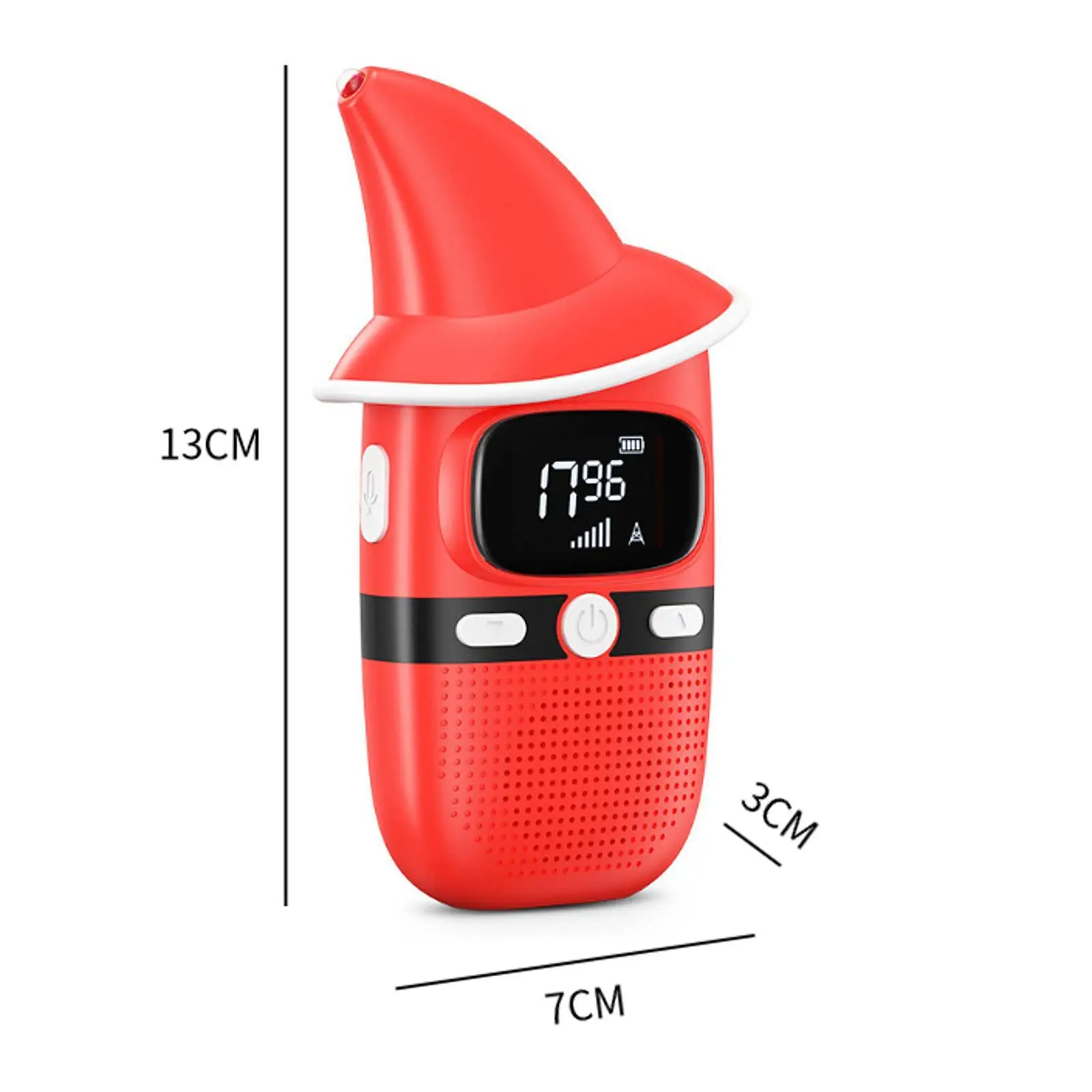 Walkie Talkies recarregável bidirecional para crianças, atividades ao ar livre, presentes de aniversário, rádio receptores, jogos de aventura, 3 pcs