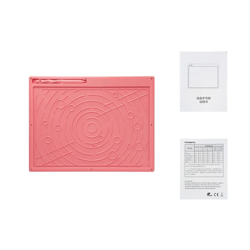 Classic-School Season LCD Writing Tablet 16 Inch Drawing Board Color Rechargeable LCD Electronic Handwriting Tablet Durable Pink