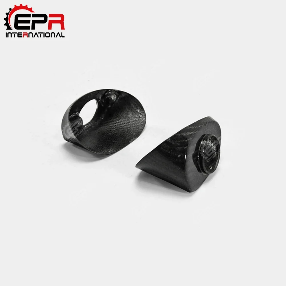 Car-styling For Nissan R35 GTR OEM Carbon Fiber Side Mirror Base Stand Glossy Finish GT-R Tuning Mirror Trim Drift Body Kit Part view 5