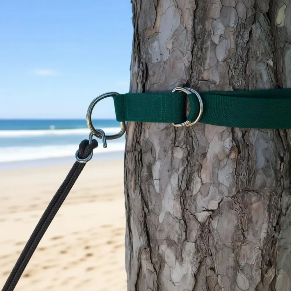 

Industrial Tree Hammock Set with 2 Straps