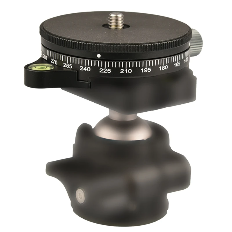 Camera Panoramic Panning Base with Arca-swiss Type Plate Ball Tripod for Head with Bubble Level for Monopod Dropship