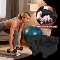 Gloves For Gym Fitness Hand Protective Gear Anti-Slip Weightlifting Gloves For Men Women Beginners Enthusiasts Weightlifters