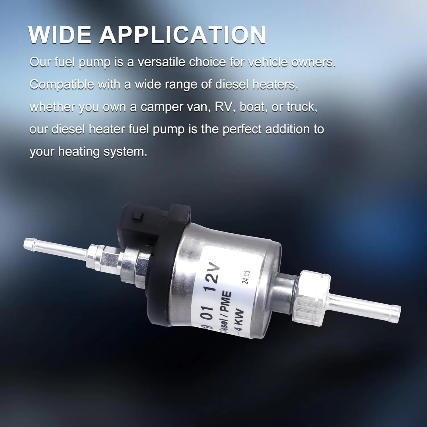 Топливный насос нагревателя 12 В, тихометр замены для Eberspacher Airtronic D2 D4 1KW-4KW