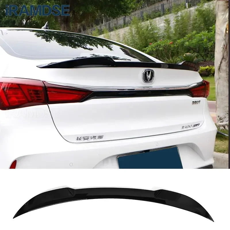 Black Spoiler for Changan EADO Plus Tail Fin 2020 to 2023 Car Rear Wing Accessories Transform the Style Lightweight