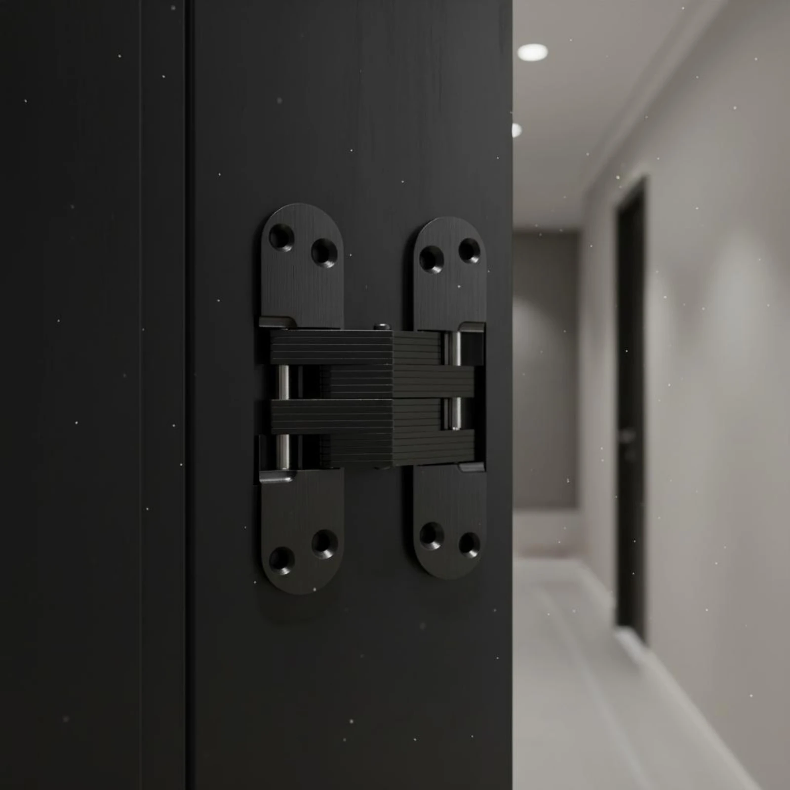 Hidden Cross Hinge Full Rotation Opening Hidden Door Hinge for Cabinet