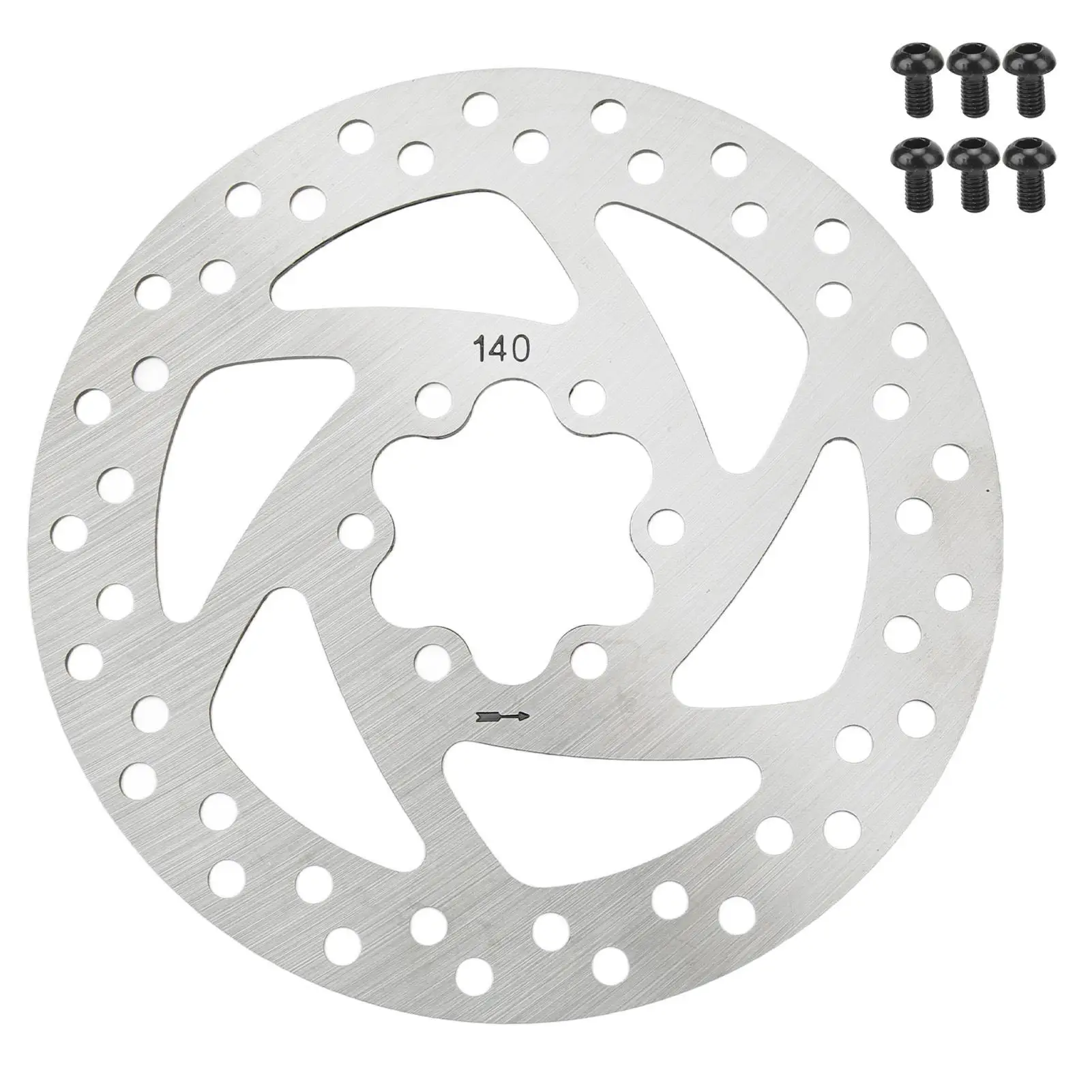 

140mm Stainless Steel for electric Scooter Brake Disc with 6 Holes & Screws – Upgrade Your Scooter!