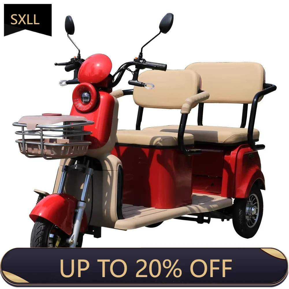 

Новый электрический трицикл для взрослых SXLL, пассажирский электрический трицикл, электрический трицикл для взрослых