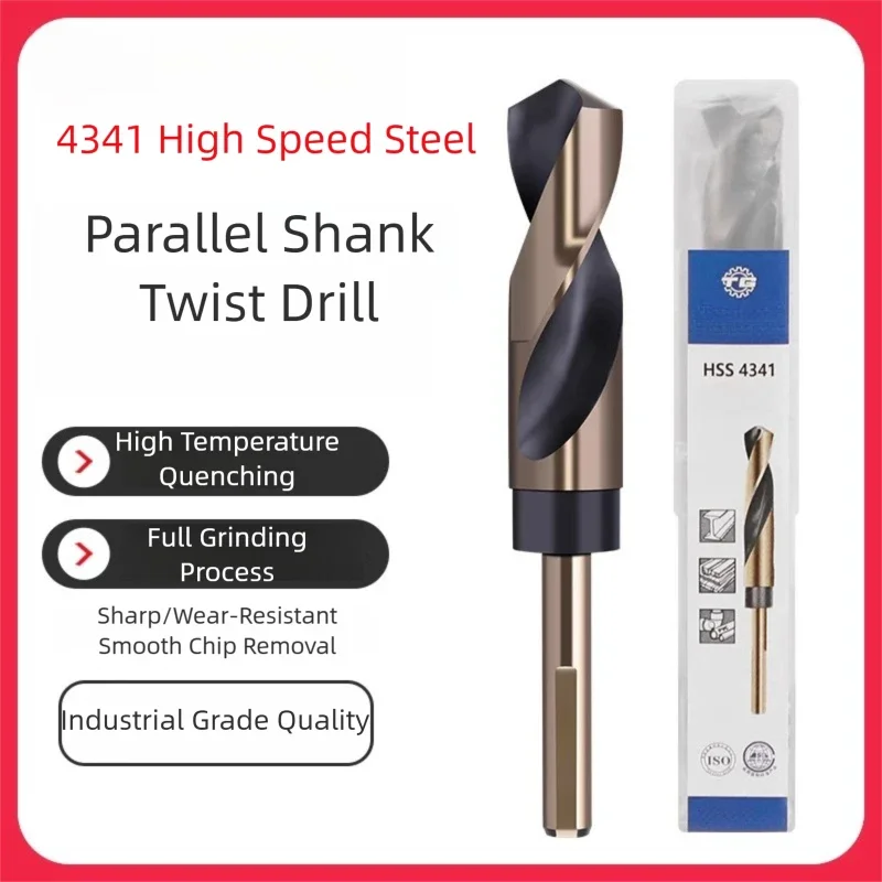 TG acier rapide 4341 métal tige parallèle forets hélicoïdaux Mini foret à tige pour outil de travail de forage en acier inoxydable