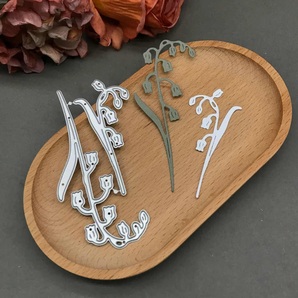 

1pcs metal cutting dies cut die mold Campanula Scrapbook paper craft blade punch stencils dies