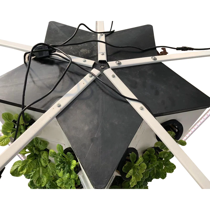 New Aeroponic Garden vertical farming family use mini indoor hydroponic aeroponic growing tower for strawberry