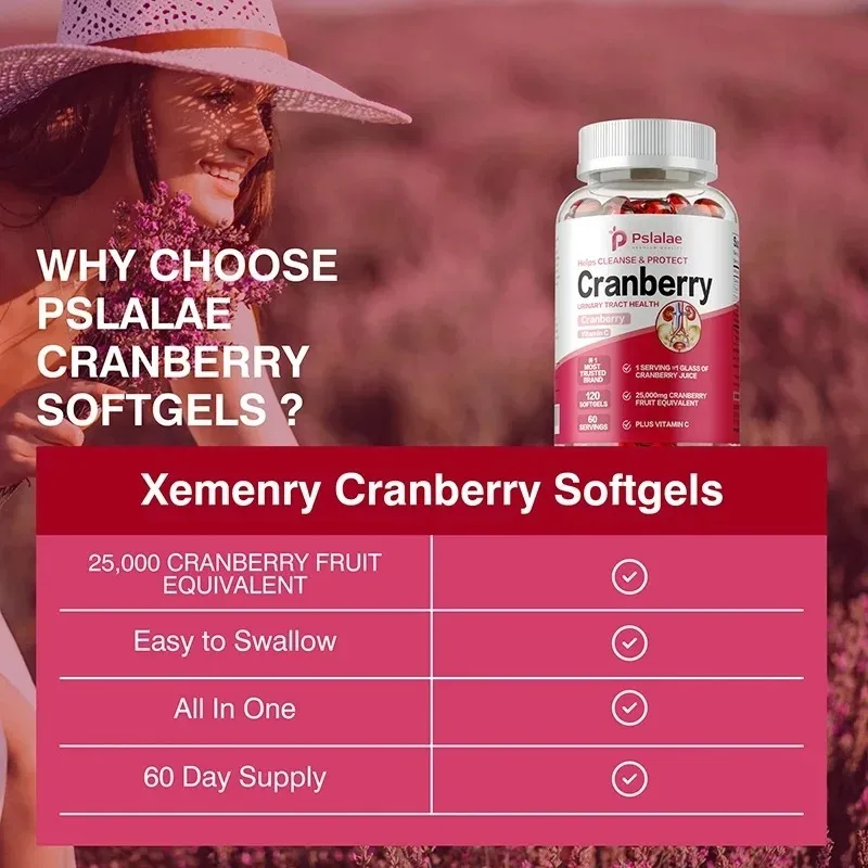 Canneberge biologique - Nettoyage des reins, antioxydant, soutient la santé des traits urinaires et de la vessie, augmente l'immunité, favorise le métabolisme