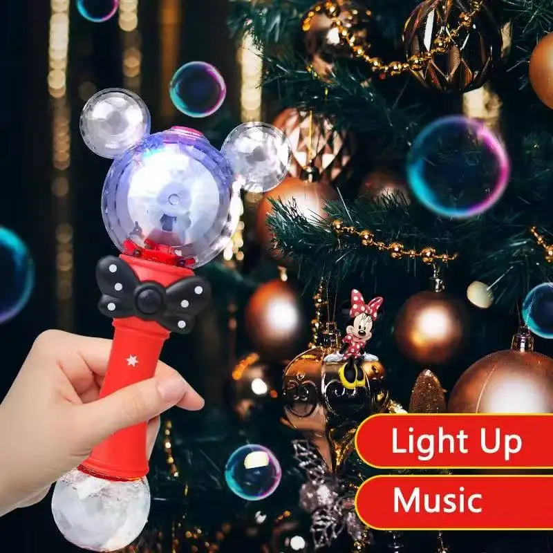 เครื่องทำฟองสบู่มินนี่ ของเล่นแบบชาร์จไฟได้ พร้อมไฟและเสียงเพลง สำหรับเด็กชายและเด็กหญิง