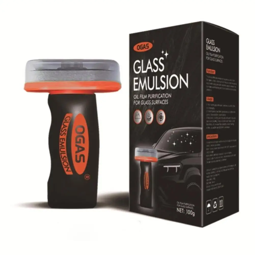 Brosse de nettoyage pour film gras sur verre, élimine les taches d'huile tenaces pour pare-brise de 
