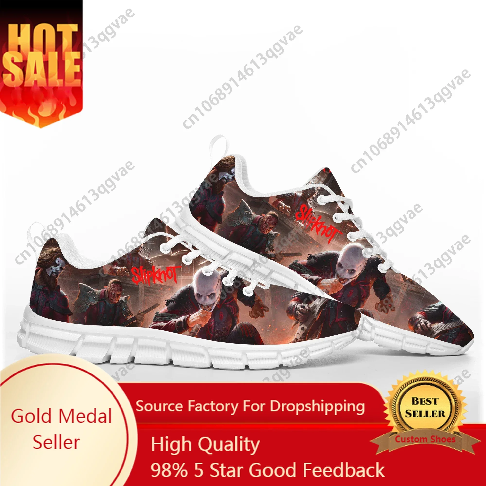 

S-Slipknotss Heavy Mental Band Sports Shoes Mens Womens Teenager Kids Children Sneakers Casual Custom High Quality Couple Shoes