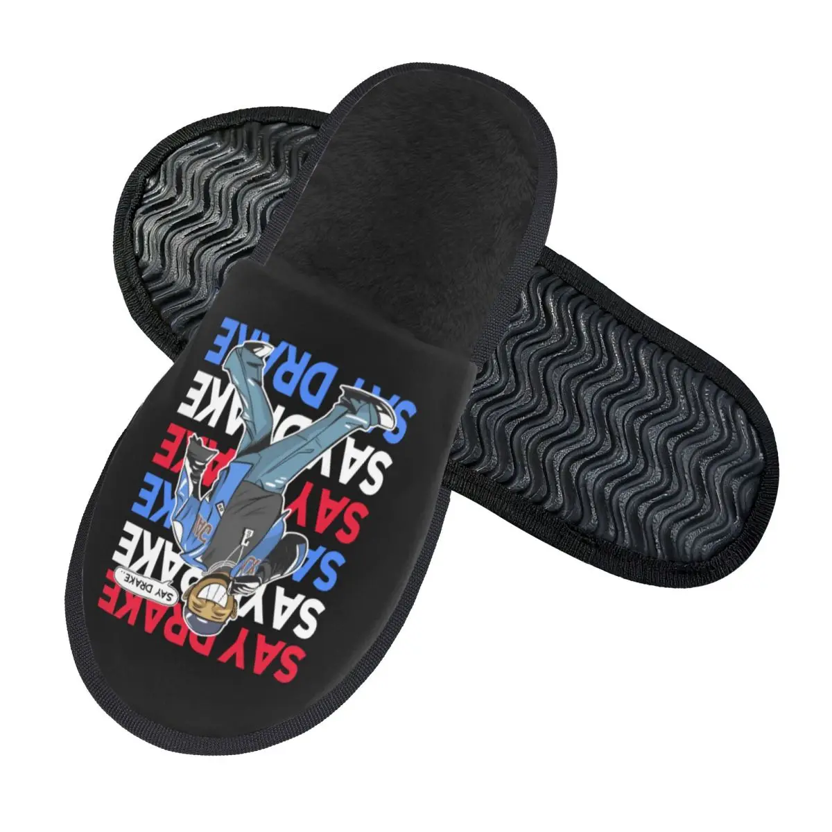 Custom Drakes Memory Foam Slippers Women Soft Warm Rapper Singe House Slippers