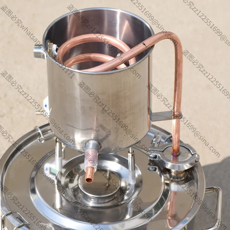 

Suitable for Mouth Cup Copper Still Household Hydrosol Essential Oil Machine, Brewing Equipment