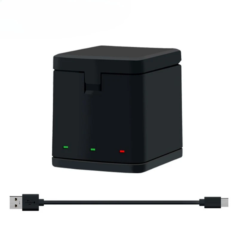 Compatibile con Gopro12/11/10/9 Triple Charger Hero Accessori per fotocamera Custodia di ricarica Custodia per batteria